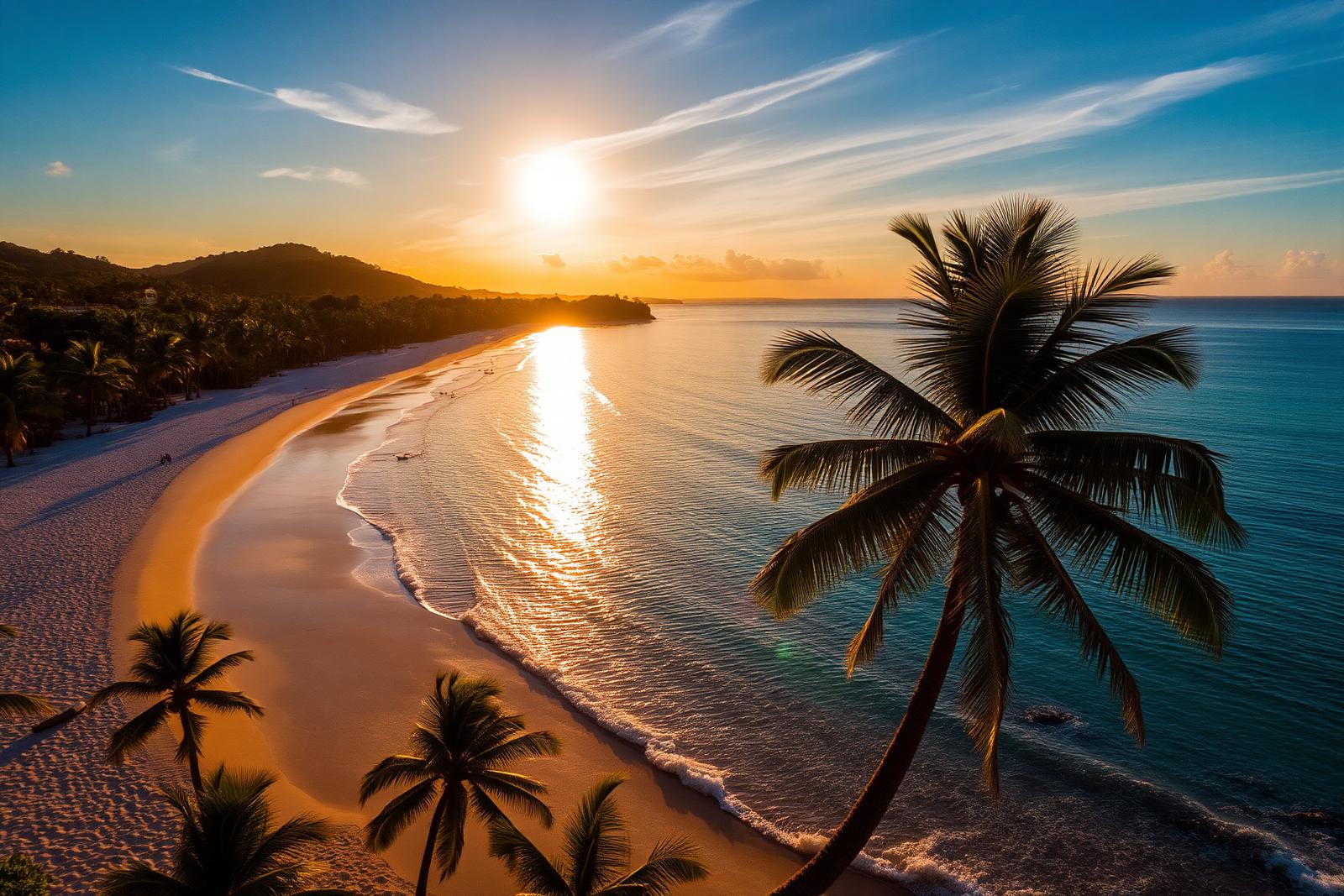 Sunset catamaran